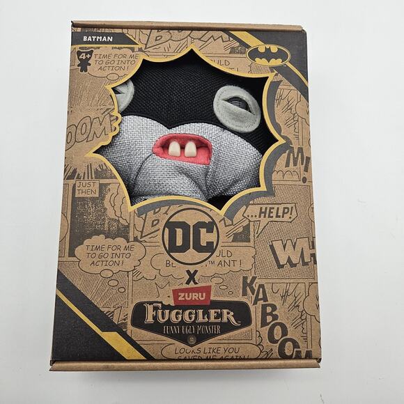 Zuru Fuggler DC X Comics Plush Set Batman Joker Harley Quinn Superman Monster - Picture 2 of 7